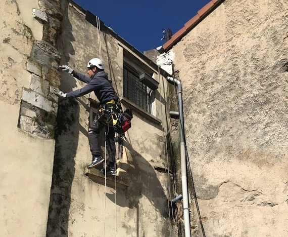 Cordiste professionnel à Lyon